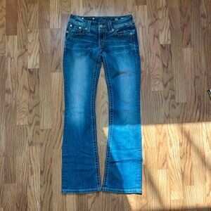 Blue Miss Me Low-Rise Jeans